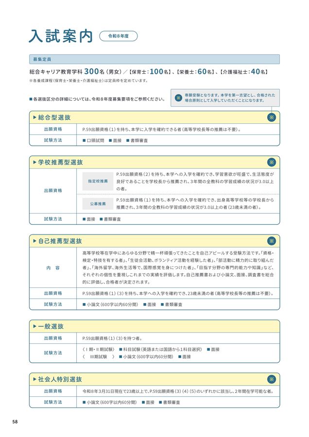 佐野日本大学短期大学 大学案内 2026