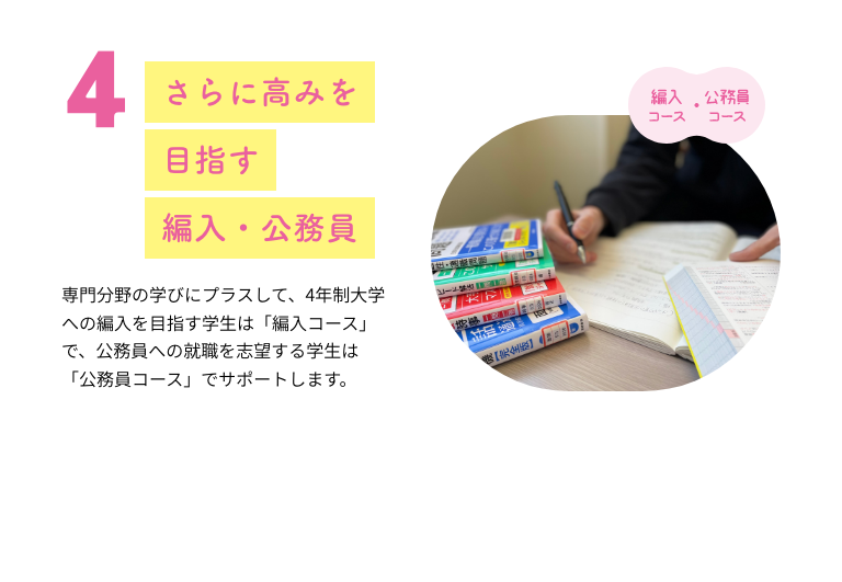 4 さらに高みを目指す編入・公務員